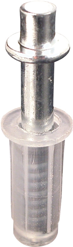 Prime-Line N 6700 Bifold Door Top Pivot, 3/8 in Dia Base, 1 in H Base, Plastic