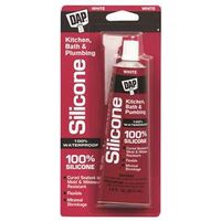DAP 7079800750 Sealant, White, 2.8 fl-oz Tube