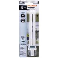 Sylvania 20403 Compact Fluorescent Bulb, 13 W, GX23 Lamp Base, 688 Lumens, 4100 K Color Temp