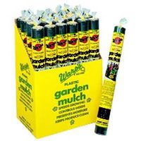 Warp's No Hoe NHP-350 Lightweight Garden Mulch, 50 ft L x 3 ft W, Black Plastic Sheeting