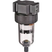 Tru-Flate 24-311 Air Line Filter, Manual, Polycarbonate, 3/8" Comp, 6.1 in H
