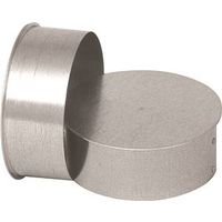 Imperial Galvanized Steel Round End Cap, 6" Diameter