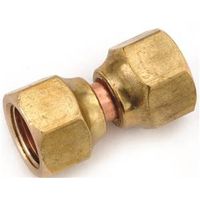 Anderson Metals Brass Swivel Pipe Union, 5/8 in Flare, 650 psi Pressure (754070-10)