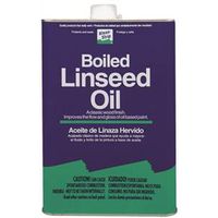 Klean Strip QLO45 Boiled Linseed Oil, Liquid, Clear Amber, 1 Qt Can