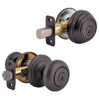 Kwikset Signature Series 99910-035 Juno Knob Combination Lockset, Venetian Bronze, Grade 2