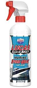 Lucas Oil 10980 Slick Mist Marine Speed Wax Liquid Blue 24 oz