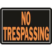 10x14 No Trespass Sign