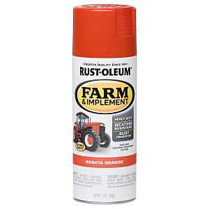 Kubota Orange Spray Paint