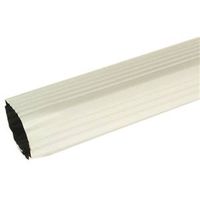 Amerimax 3" x 2" x 120" Aluminum Downspout, White (Model: 2601000120)