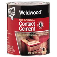 DAP 00272 Contact Cement, Liquid, Strong Solvent, Tan, 1 qt Can