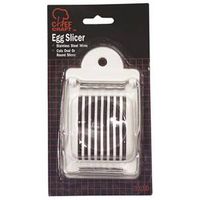 Chef Craft 20152 Egg Slicer, Stainless Steel Blade, White, Dishwasher Safe