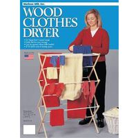 Madison Mill 18 Cloth Dryer, Wood, 14 in W, 42-1/2 in H, 29-1/2 in L 27' Scotty Dryer