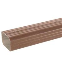 Amerimax Brown Aluminum Downspout, 2" W x 3" H x 10' L