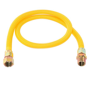 Eastman Gas Connector, 48 in L, 3/4 in, FIP x MIP, Stainless Steel (30YE555448B)