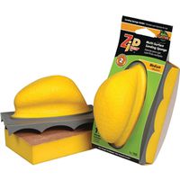 Gator 7233 Sanding Sponge Holder, 5 in L, 3 in W, 120 Grit, Fine, Aluminum Oxide Abrasive