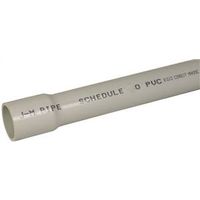 JM Eagle 67488 Conduit, 1.61 in x 10 ft, SCH 40, PVC, Gray