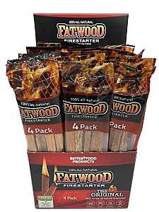 Fatwood Fire Starter, Pine Wood Base, 9900
