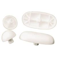 Plumb Pak PP836-41 Plastic Toilet Seat Bumper Set