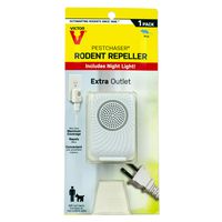 Victor PestChaser M751PS Rodent Repellent with Nightlight, Mini Plug, 1.69 in L, 1-3/4 in W, 2.63 in