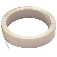 M-D V-Flex Weatherstrip, 7/8" W x 17' L, Polypropylene, White, Self-Adhesive