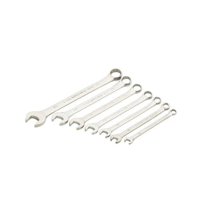 GearWrench 81933 Combination Wrench Set, 7-Piece, Steel, Chrome