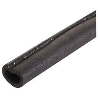Tundra Pipe Insulation, 1-5/8" ID x 2-5/8" OD, 6 ft L, Polyolefin, Charcoal (51581T)