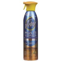 Pledge 72354 Cleaner, 9.7 oz Can, Citrus, Clear Multi Surface Antibacterial
