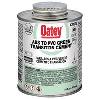 Oatey 16 oz Green Solvent Cement, Liquid (30925)