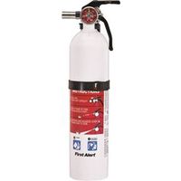 First Alert REC5 Rechargeable Fire Extinguisher, 2 lb, Sodium Bicarbonate, 5-B:C Class