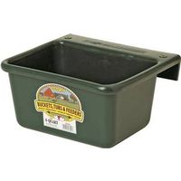 Little Giant MF6GREEN Hook Over Feeder, 6 Qt, DuraFlex Plastic, Green