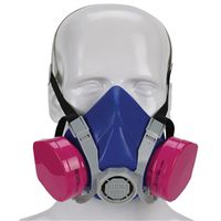 Safety Works SWX00319 Toxic Dust Respirator, M Mask, P100 Filter Class, Blue