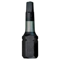 Milwaukee SHOCKWAVE Power Bit, 1/4 in Hex Shank, 2 in L, #1 Drive, Square Recess Drive