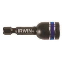 Irwin Nutsetter, 7/16" Drive, Lobular Drive, 1-7/8" Length, 1/4" Shank, Hex Shank