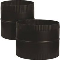 Imperial Black Steel Connector Union, 24 Gauge Thick Wall (BM0049)
