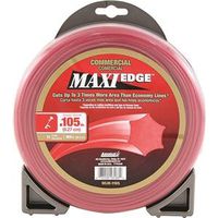 Arnold Maxi Edge Series WLM-1105 Trimmer Line, 0.105 in Dia, 165 ft L, Red