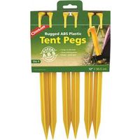 12" Plastic Tent Stakes - 6 Pack