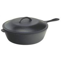 Chicken Fryer with Lid Cast Iron