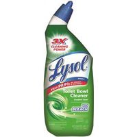 Lysol Toilet Bowl Cleaner, 24 oz Can, Liquid, Apple, Blue, With Bleach