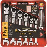 GearWrench 7-Piece Steel Wrench Set, SAE Measurement (9700)