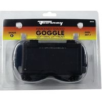 Forney Welding Goggles, 4.25" x 2" Glass Lens, Clear #5 Lens, Plastic Frame (55320)