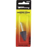 Forney 60027 Grinding Point, 3/4 x 1-1/8 in Dia, 1/4 in Arbor, 60 Grit, Coarse, Aluminum Oxide