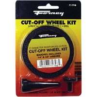 Forney 71798 Cut-Off Wheel Kit, 3 in Dia, 5PC Steel