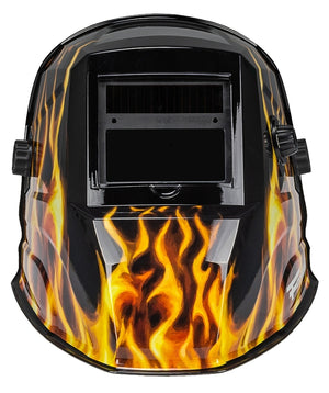 Forney Scorch Series 55859 ADF Welding Helmet with 5-Point Ratchet Harness Headgear, UV/IR Lens