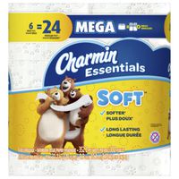 Charmin Essentials Soft Toilet Paper 60251, 6 Rolls