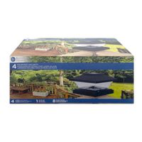 Boston Harbor 26085 Solar Post Cap Light, Plastic, Black