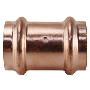 Apollo Coupling with Stop, 1 in, Press Fit, Copper, 300 psi Pressure (XPRC1)