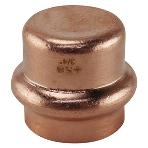 Apollo Tube Cap, 3/4 in, Press Fit, Copper, 300 psi Pressure (XPRCAP34)