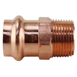Apollo Adapter, 3/4 in MPT x Press Fit, Copper, 300 psi Pressure (XPRMA34)