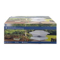 Boston Harbor 26086 Solar Postcap Light, Plastic, White