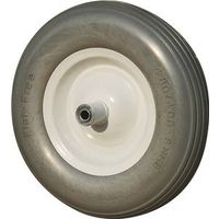 ProSource PR1602 Wheelbarrow Tire, 16 in Dia, Polyurethane, 500 lb Max Load, Flat Free